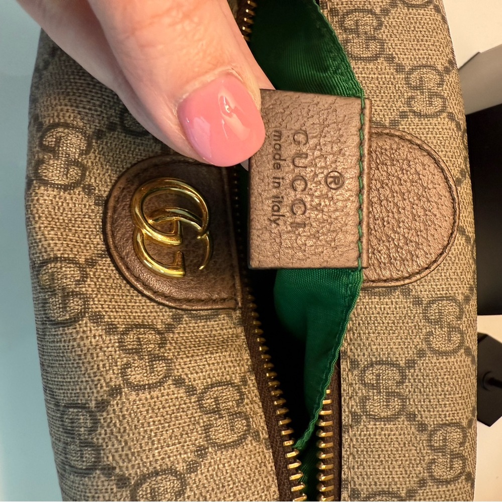 Gucci Ophidia GG Coated Canvas Cosmetic Pouch - Picture 3 of 7